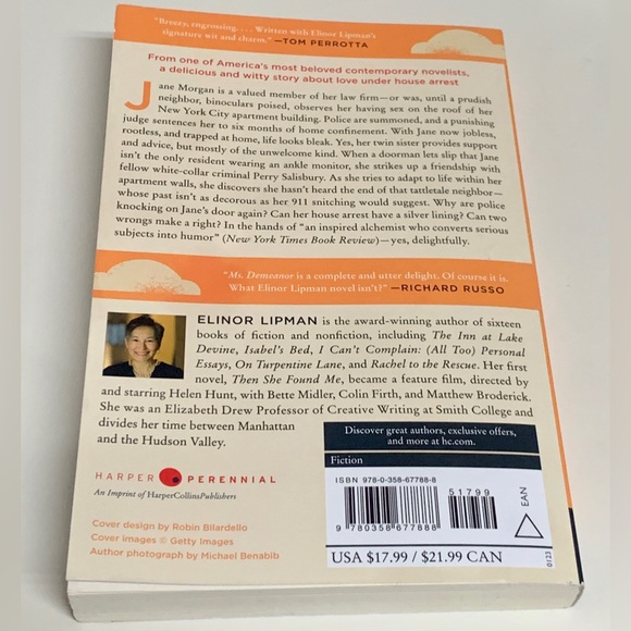 MS. DEMEANOR by Elinor Lipman Paperback Book - Picture 5 of 5